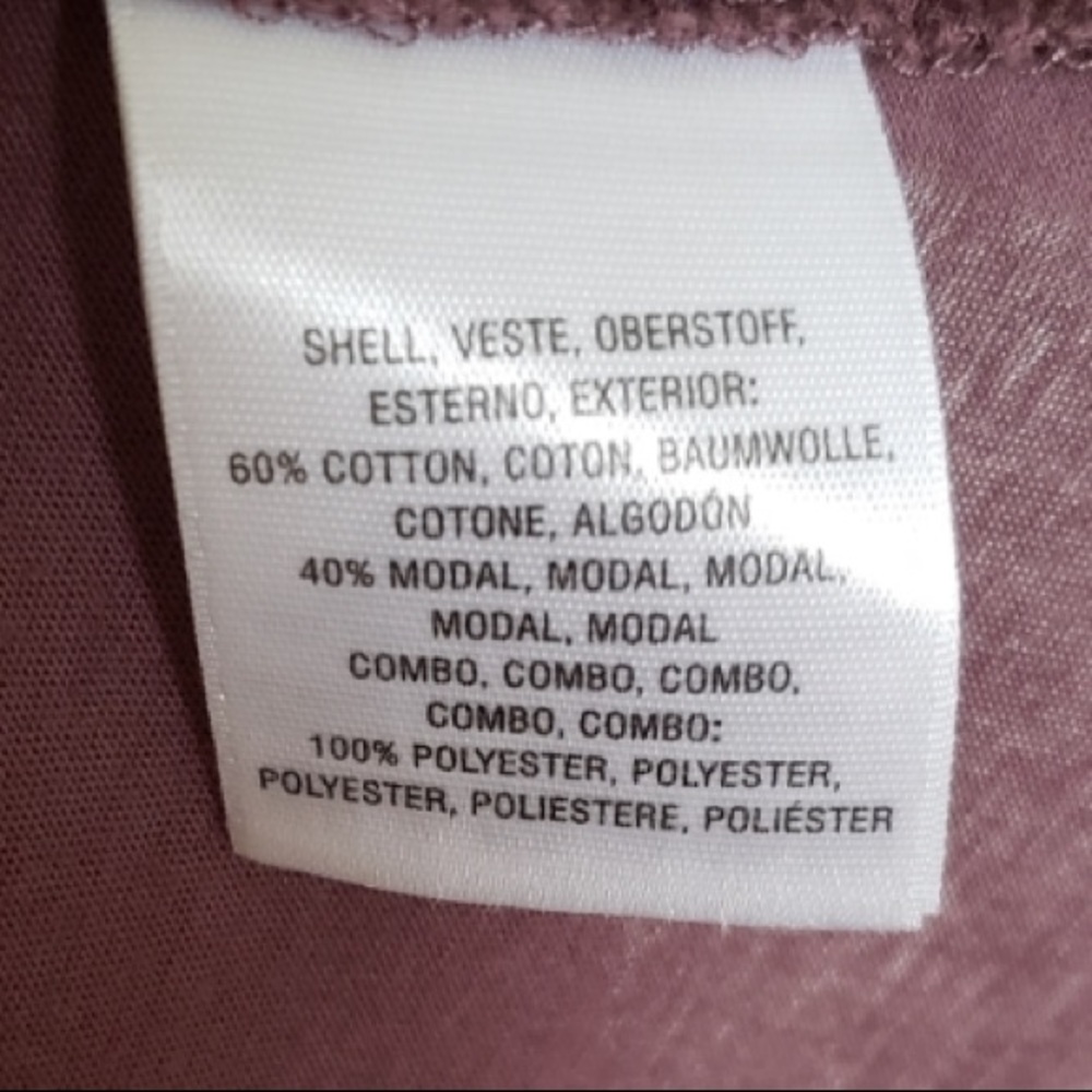 Anthropologie Meadow Rue Mauve Top. Cotton-Rayon Blend. - Picture 6 of 8